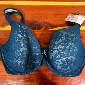 Lane Bryant 38DDD blue bra, NWT
